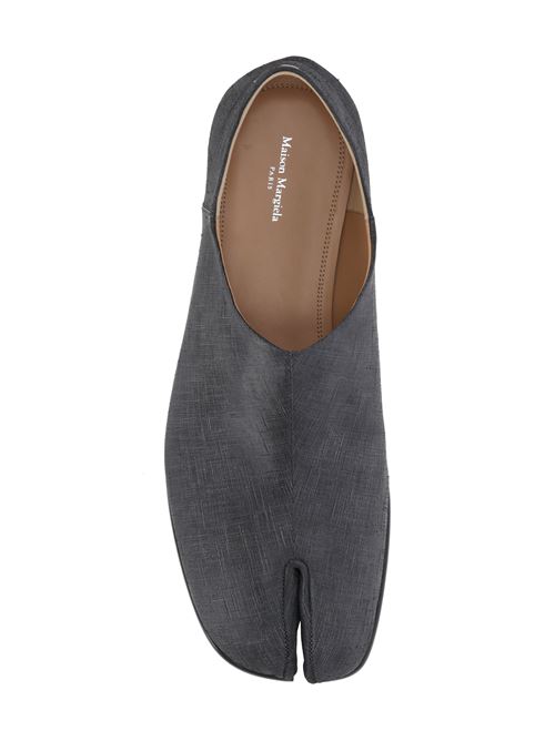 Grey branded leather slip toe MAISON MARGIELA | S57WR0051P8157T8013